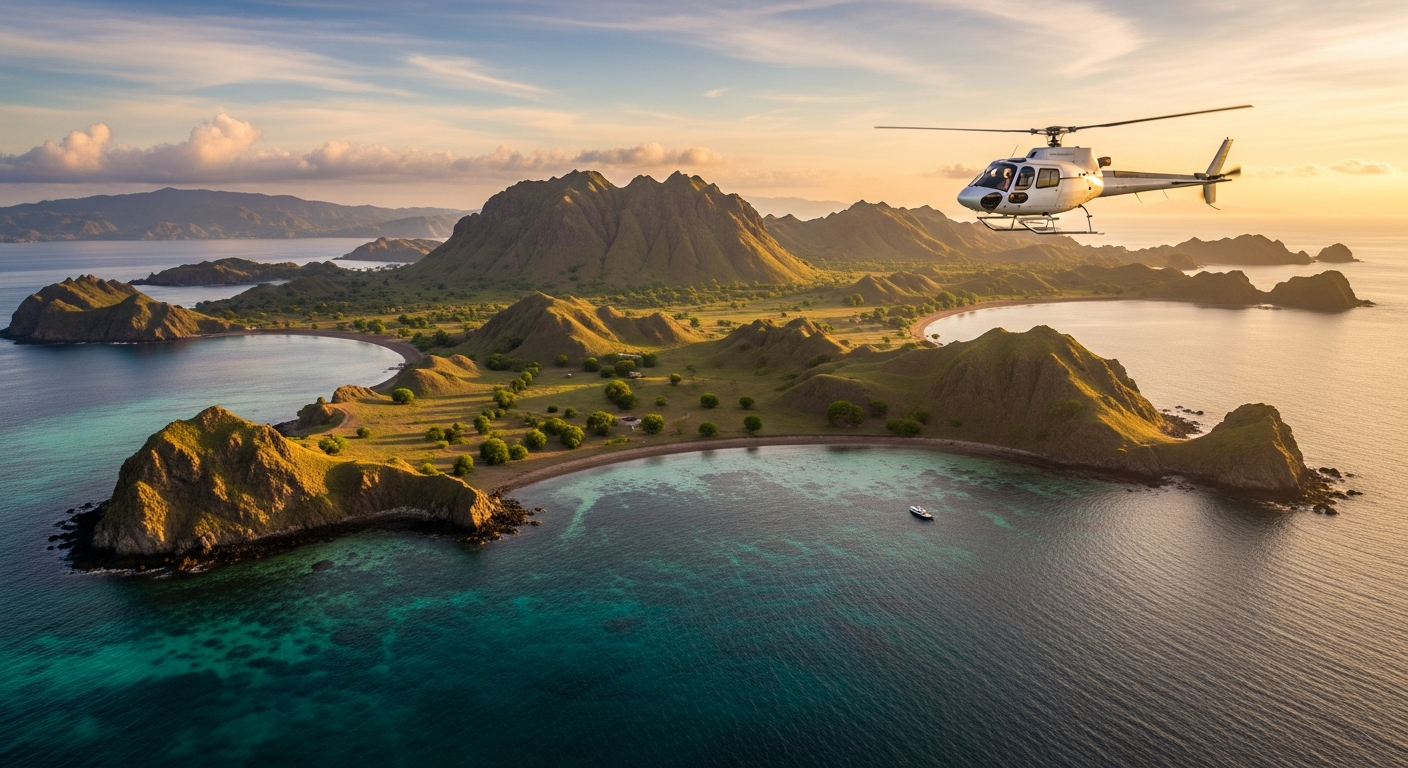 Best Time to Book a Komodo Helicopter Tour in 2027 for Dry Season Aerial Views